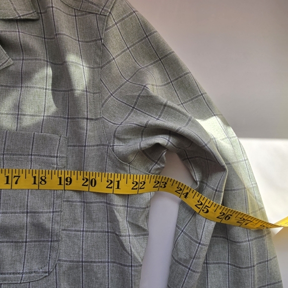 TREASURE & BOND Plaid Romper Size L Green Jumpsuit Button Front Office Casual - Picture 5 of 7